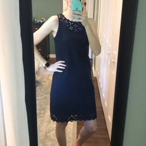 J. Crew Laser-cut Shift Dress